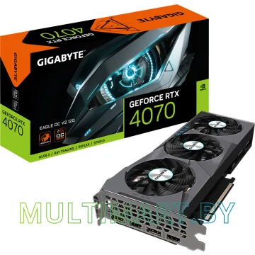 Видеокарта Gigabyte GeForce RTX 4070 Eagle OC V2 12G (GV-N4070EAGLE OCV2-12GD) картинка 9